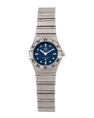 Pre-owned Omega Women's Constellation Diamond Watch