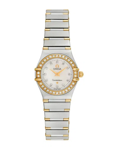 Omega Women's Constellation Diamond Watch, Circa 1990's (authentic Pre-loved)