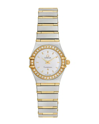 Omega Women's Constellation Diamond Watch, Circa 1990's (authentic Pre-loved)