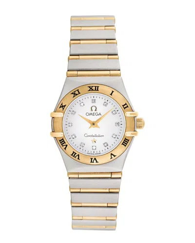 Omega Women's Constellation Diamond Watch, Circa 1990's (authentic Pre-loved)