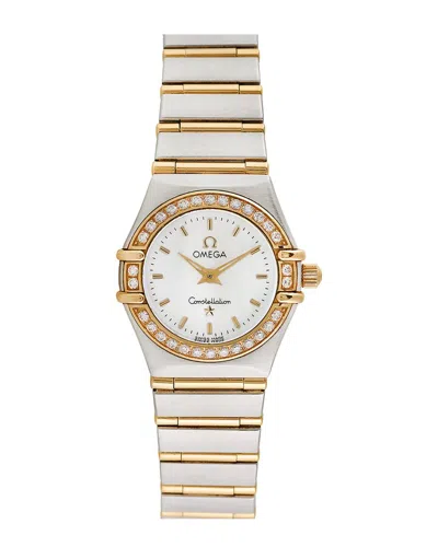 Pre-owned Omega Women's Constellation Diamond Watch, Circa 1990's (authentic Pre-loved)