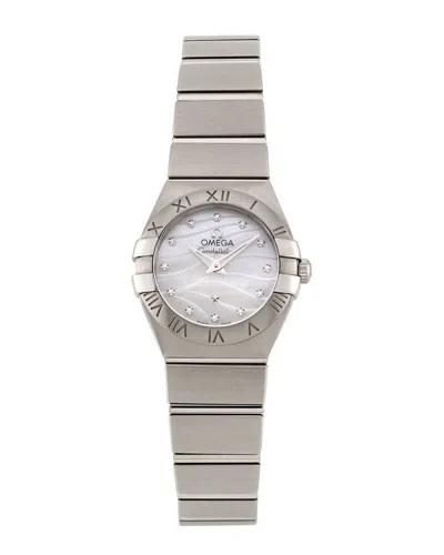 Pre-owned Omega Women's Constellation Diamond Watch, Circa 2000's (authentic Pre-loved)