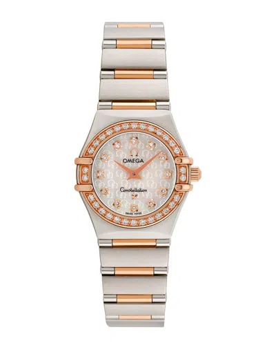 Pre-owned Omega Women's Constellation Diamond Watch, Circa 2000's (authentic Pre-loved)