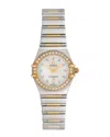 OMEGA OMEGA WOMEN'S CONSTELLATION DIAMOND WATCH, CIRCA 2000S (AUTHENTIC PRE-OWNED)
