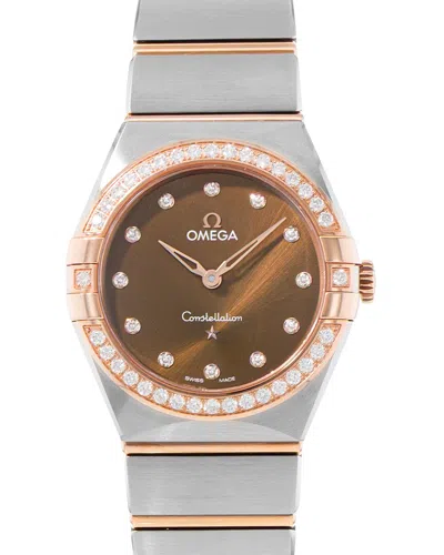 Pre-owned Omega Women's Constellation Diamond Watch, Circa 2026 (authentic Pre-loved)