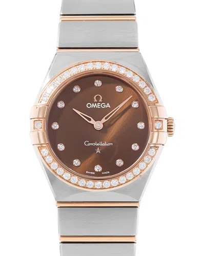 Pre-owned Omega Women's Constellation Diamond Watch, Circa 2026 (authentic Pre-loved)