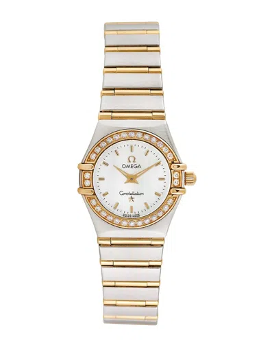 Omega Women's Constellation Diamond Watch In Gold
