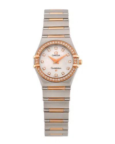Omega Women's Constellation Diamond Watch In Gold