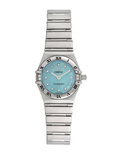 Omega Women's Constellation Diamond Watch In Metallic
