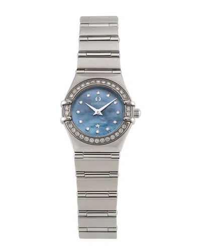 Omega Women's Constellation Diamond Watch In Pink