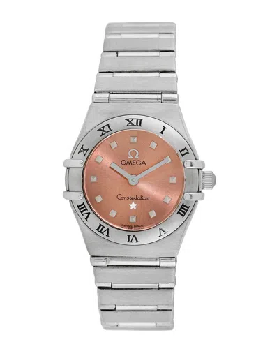 Omega Women's Constellation Mini Watch In Metallic