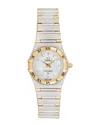 Omega Women's Constellation Diamond Watch, Circa 1990's (authentic )