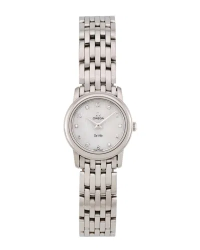 Omega Women's De Ville Diamond Watch In Metallic