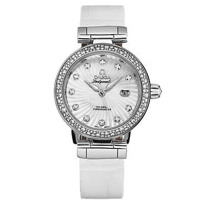 Pre-owned Omega Women's 'deville Ladymatic' Co-axial Chronometer Watch 425.38.34.20.55.001