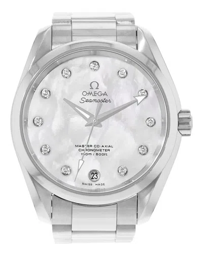 Omega Women's Seamaster Aqua Terra Diamond Watch, Circa 2025 (authentic Pre-  Loved) In Metallic