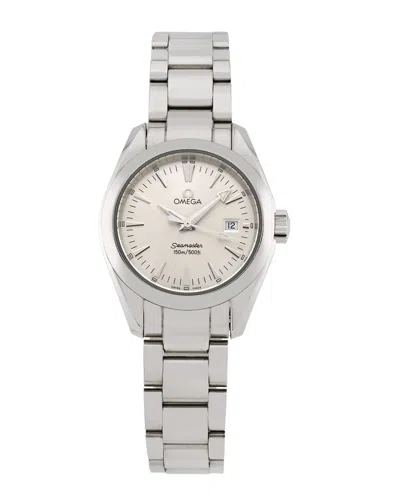 Pre-owned Omega Women's Seamaster Aqua Terra Watch, Circa 2000's (authentic Pre-loved)