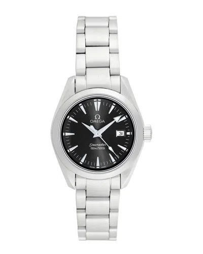 Omega Women's Seamaster Aquaterra Watch, Circa 2000's (authentic Pre-loved) In Metallic