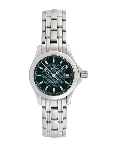 Omega Women's Seamaster Jaques Mayol Watch In Silver