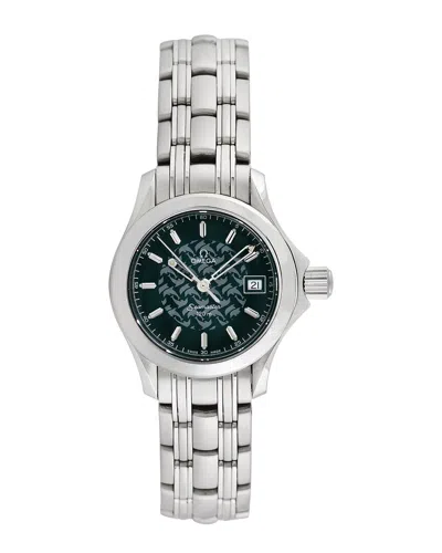 Omega Women's Seamaster Jaques Mayol Watch, Circa 1990's (authentic Pre-loved) In Metallic