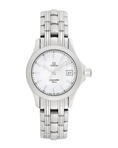Omega Women's Seamaster Watch In Silver