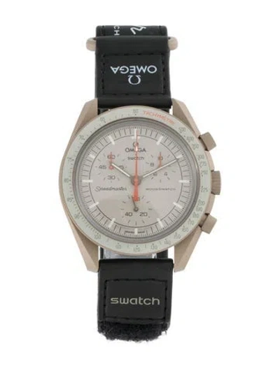 Pre-owned Omega X Swatch "mission To Jupiter" Moonswatch Watch In Multi