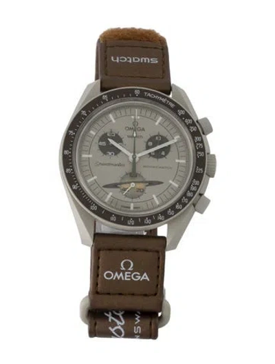Pre-owned Omega X Swatch "mission To Saturn" Moonswatch In Multi