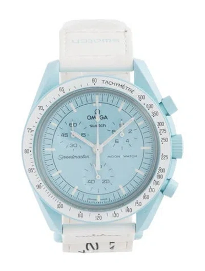 Pre-owned Omega X Swatch "mission To Uranus" Moonswatch In Multi