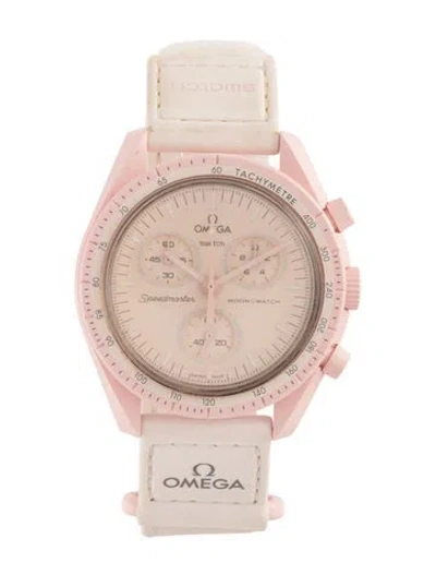Pre-owned Omega X Swatch "mission To Venus" Moonswatch In Multi