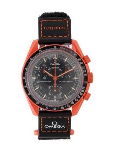 Pre-owned Omega X Swatch Moonswatch Mission On Earth "lava Watch” In Multi