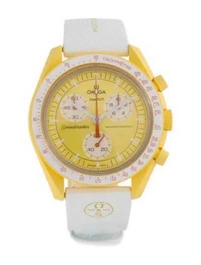 Pre-owned Omega X Swatch Moonswatch Mission To The Sun Watch In Multi