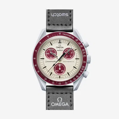 Pre-owned Omega X Swatch Swatch X Omega Bioceramic Moonswatch Mission To Pluto / Fedex.