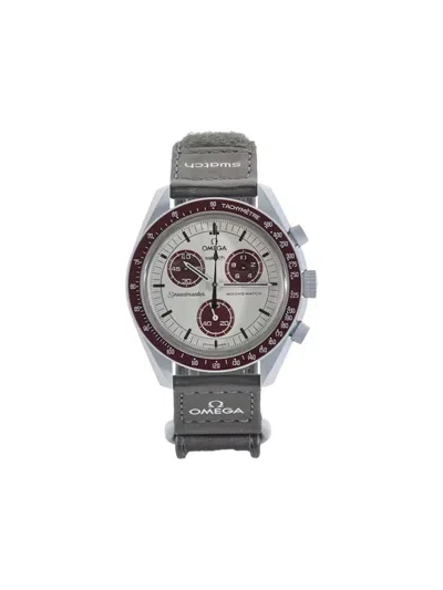 Omega Xswatch Moonswatch Mission To Pluto 42mm Watch In Multi