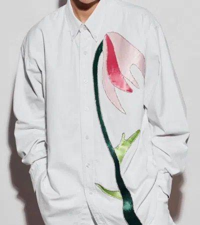 Omelia Atelier Redesigned Shirt In Flower Pink In Multi