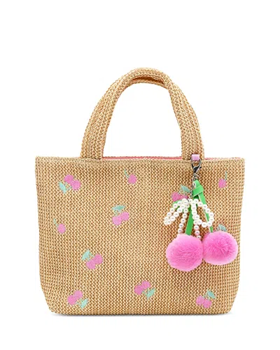 Omg Accessories Kids' Cherry Mini Tote In Nude
