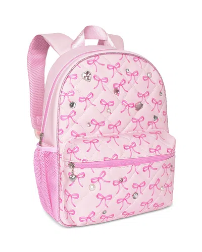 Omg Accessories Kids' Girls' Bows Large Backpack - Ages 6-14 In Pink