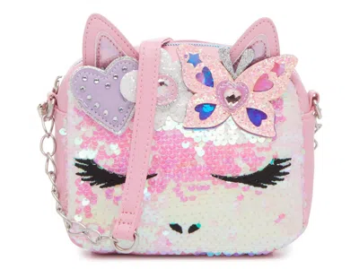 Omg Accessories Kids'  Gwen Crossbody Bag In Pink/multicolor