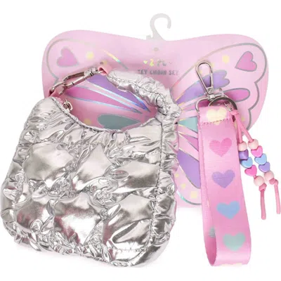 Omg Accessories Kids' 2-piece Keychain Set In Pink