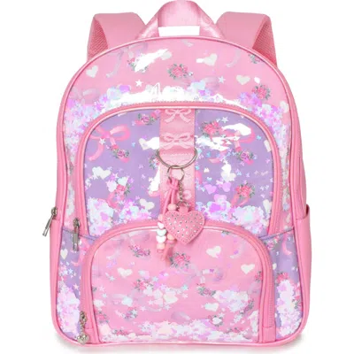 Omg Accessories Kids' Bow Confetti Large Backpack In Red