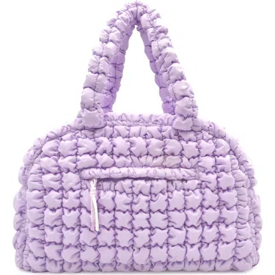 Omg Accessories Kids' Scrunch Duffle Bag In Orchid