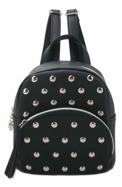 Omg Accessories Kids' Studded Micro Mini Backpack In Black