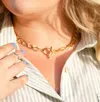 Omg Blings Chunky Chain Necklace In Gold