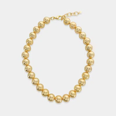 Omg Blings Women's Sphere Necklace In Gold