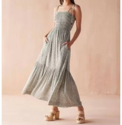 Omika Adley Maxi Dress In Eliot Galapago In Gray