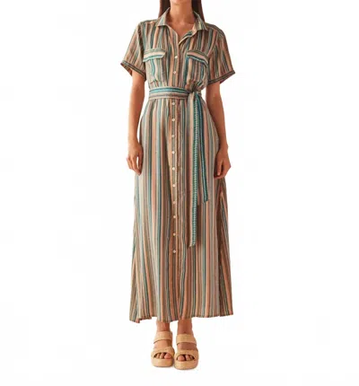 Omika Amira Shirt Dress In Neea Tropic In Multi