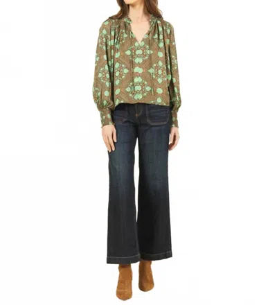 Omika Anouk Blouse Addison Julep In Green