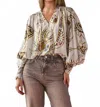 Omika Anouk Blouse In Blue In Blue