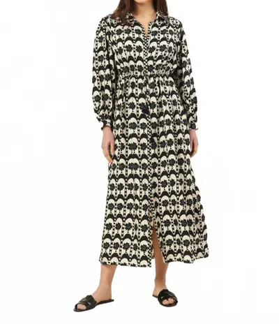 Omika Aria Midi Dress In Bari Dusk In Multi