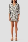 Omika Avery Mini Dress In Vani Dew In Vani Dew