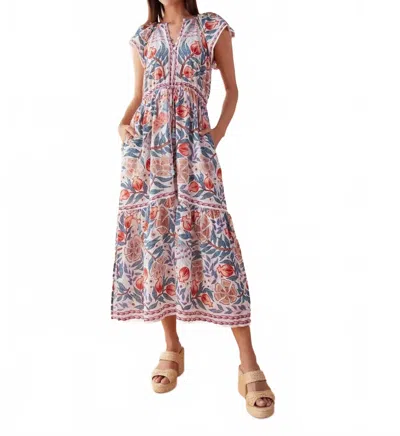 OMIKA CORA MIDI DRESS IN KALA DAYDREAM