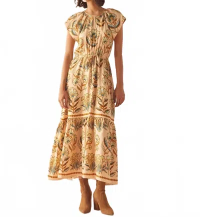 Omika Cora Midi Dress In Multicolor In Neutral